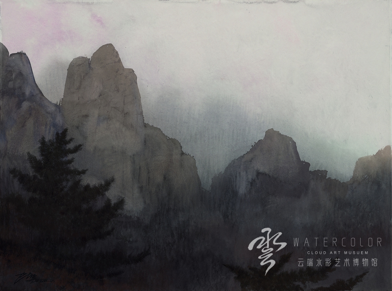 陈坚 《雨后》 103*76cm 2020年4月